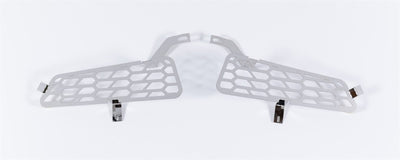 Hex Shield Polished SS Bumper Grille Inserts <br> 17-20 Ford F-150