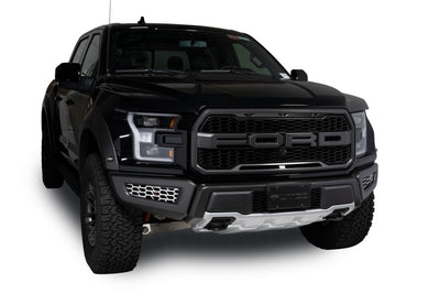Hex Shield Polished SS Bumper Grille Inserts <br> 17-20 Ford F-150