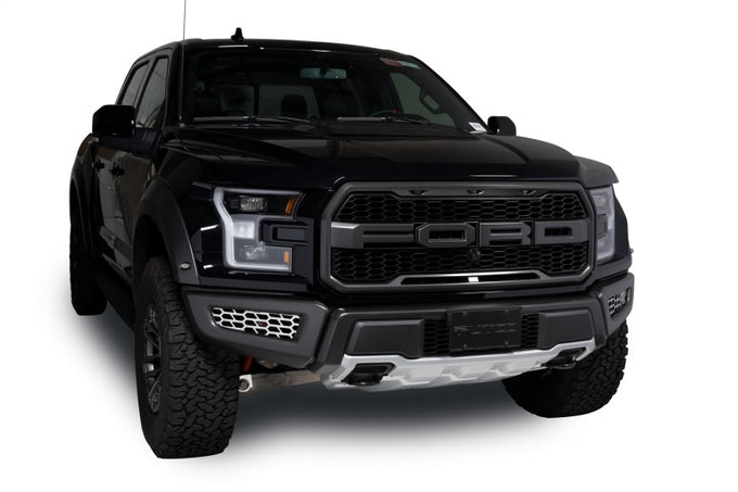 Hex Shield Polished SS Bumper Grille Inserts <br> 17-20 Ford F-150