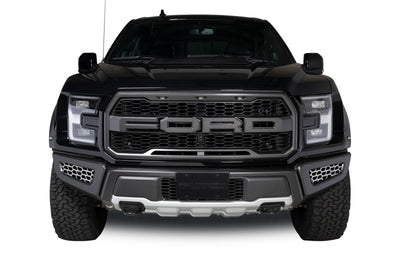 Hex Shield Polished SS Bumper Grille Inserts <br> 17-20 Ford F-150