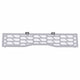 Hex Shield Polished SS Bumper Grille Inserts <br> 20-23 Ford F-250 F-350