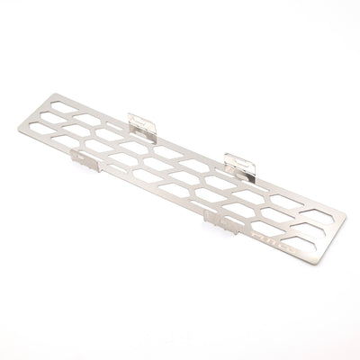 Polished SS Hex Shield Design Bumper Grille <br> 23-24 Ford F-350