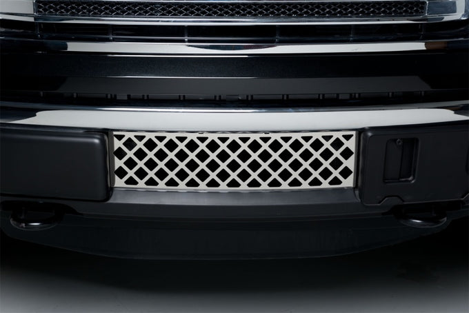 SS Diamond Design Bumper Grille Inserts <br> 11-14 Ford F-150