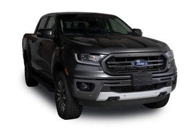 Black Powder Coated Bumper Grille Inserts <br> 19-24 Ford Ranger