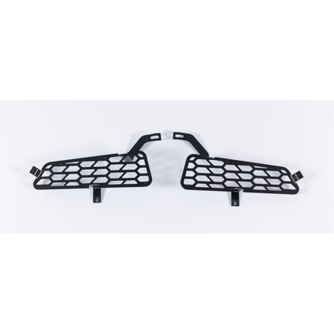 Black Powder Coated Bumper Grille Inserts <br> 17-20 Ford F-150