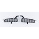 Black Powder Coated Bumper Grille Inserts <br> 17-20 Ford F-150