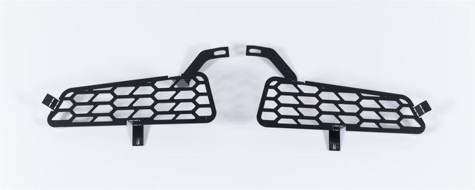 Black Powder Coated Bumper Grille Inserts <br> 17-20 Ford F-150