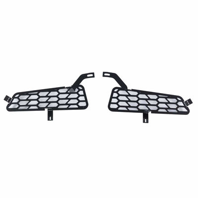 Black Powder Coated Bumper Grille Inserts <br> 17-20 Ford F-150