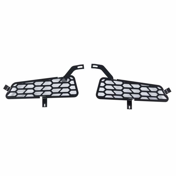 Black Powder Coated Bumper Grille Inserts <br> 17-20 Ford F-150