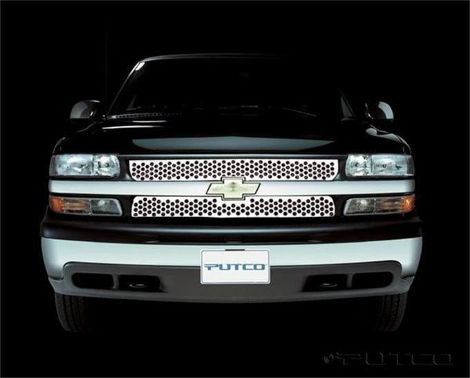 Punch Stainless Steel Grilles <br> 99-00 Chevy Silverado 1500