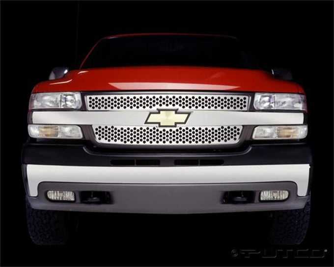 Punch Stainless Steel Grilles <br> 01-02 Chevy Silverado 2500 3500