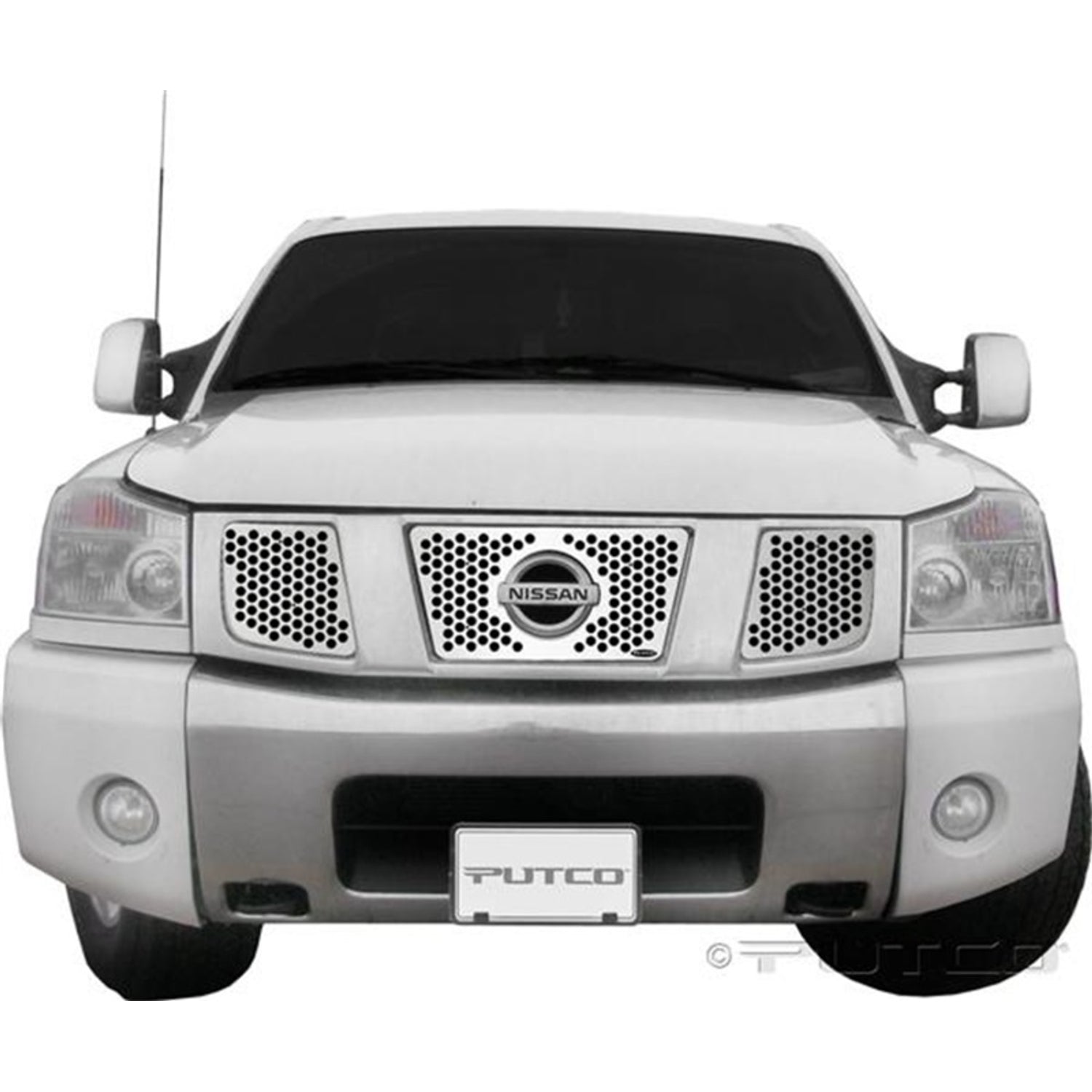 Punch Stainless Steel Grilles <br> 04-07 Nissan Armada TITAN