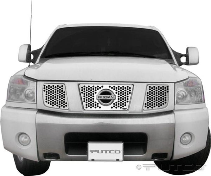 Punch Stainless Steel Grilles <br> 04-07 Nissan Armada TITAN