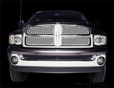 Punch Stainless Steel Grilles <br> 02-05 Dodge Ram 1500 2500 3500