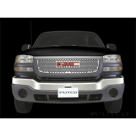 Punch Stainless Steel Grilles <br> 03-07 GMC Sierra 1500 2500 3500 HD