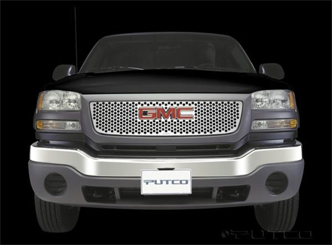 Punch Stainless Steel Grilles <br> 03-07 GMC Sierra 1500 2500 3500 HD