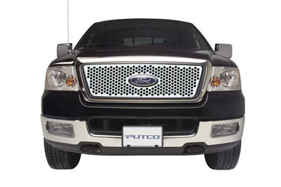 Punch Stainless Steel Grilles w/ Logo CutOut <br> 04-08 Ford F-150