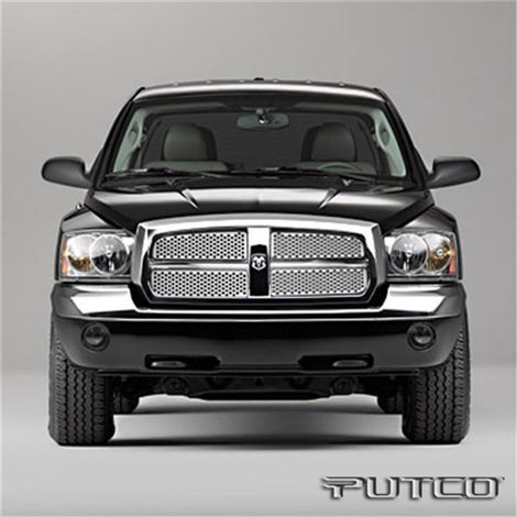 Punch Stainless Steel Grilles <br> 05-07 Dodge Dakota
