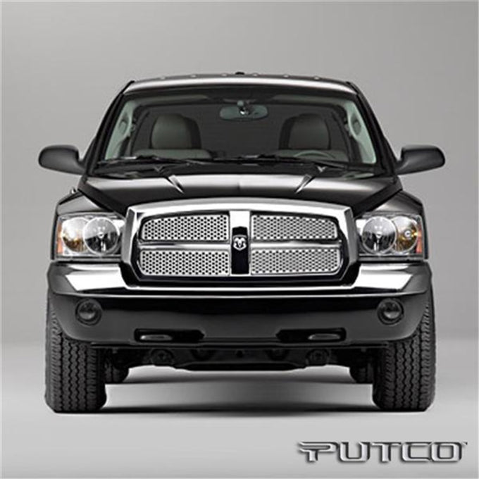 Punch Stainless Steel Grilles <br> 05-07 Dodge Dakota