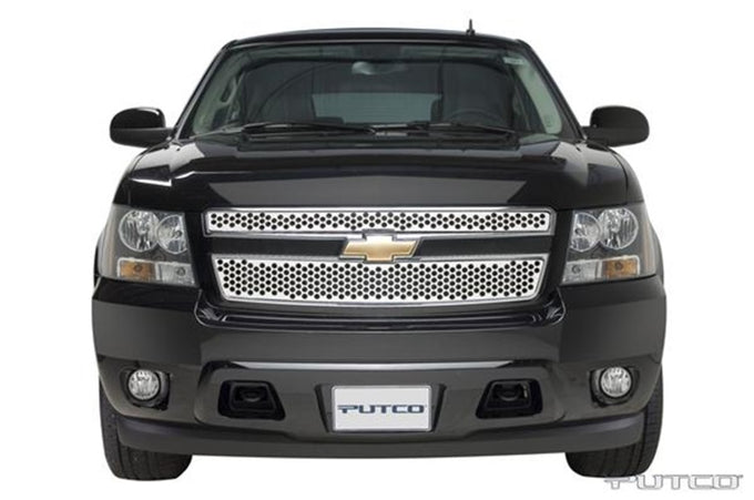 Stainless Steel Grilles <br> 07-14 Chevy Suburban Tahoe Avalanche