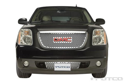 Bumper Grille Punch Stainless Steel Grilles <br> 07-14 GMC Yukon