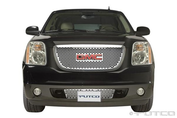 Bumper Grille Punch Stainless Steel Grilles <br> 07-14 GMC Yukon