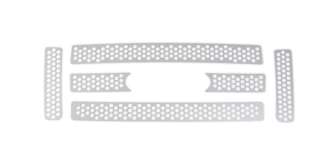 6pc Grillee Punch Stainless Steel Grilles <br> 09-12 Ford F-150