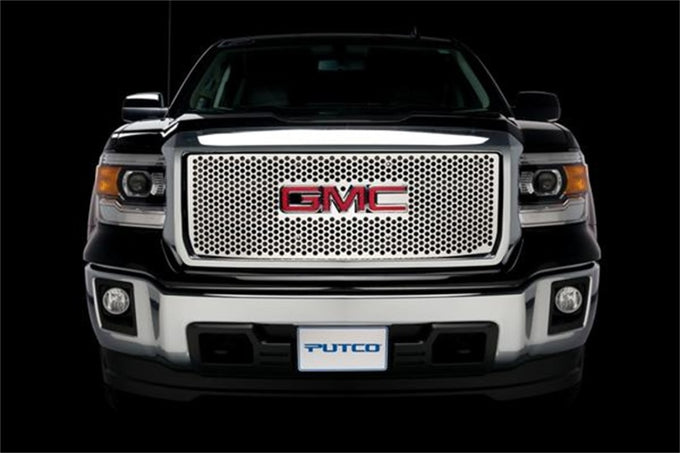 Punch Stainless Steel Grilles <br> 14-15 GMC Sierra 1500 2500 3500 HD