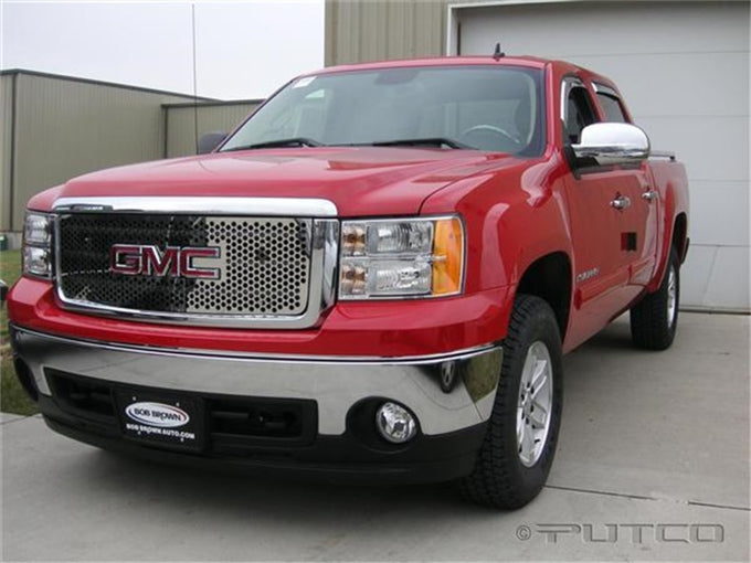 Punch Stainless Steel Grilles <br> 07-13 GMC Sierra 1500