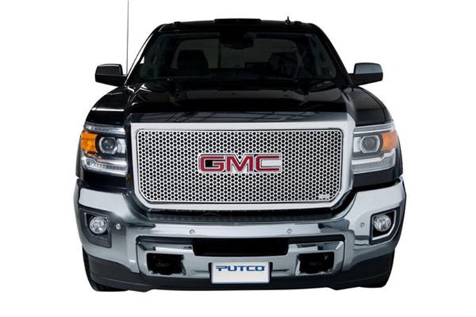 Punch Stainless Steel Grilles <br> 15-19 GMC Sierra 2500 3500 HD