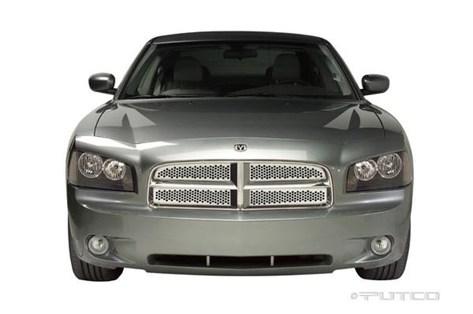 Main Grille Punch Stainless Steel Grilles <br> 06-10 Dodge Charger