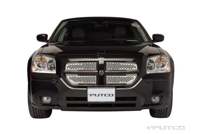 Main Grille Punch Stainless Steel Grilles <br> 06-08 Dodge Magnum