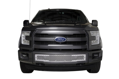 Stainless Steel Punch Design Bumper Grille <br> 15-17 Ford F-150