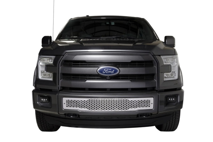 Stainless Steel Punch Design Bumper Grille <br> 15-17 Ford F-150
