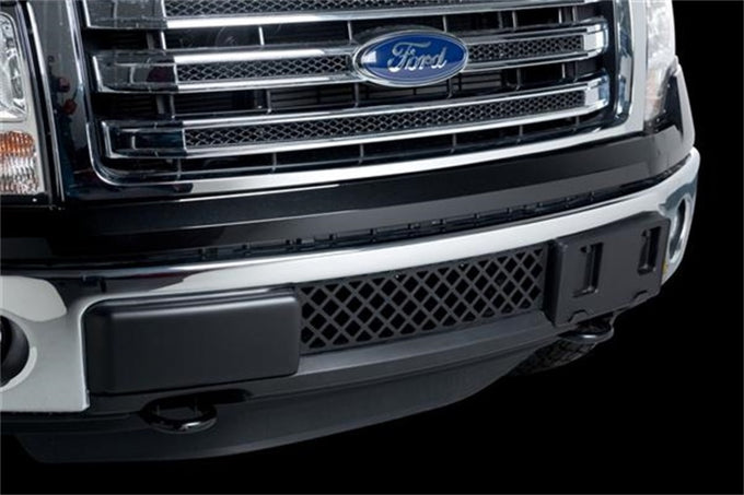 Black Diamond Bumper Grille Inserts <br> 11-14 Ford F-150