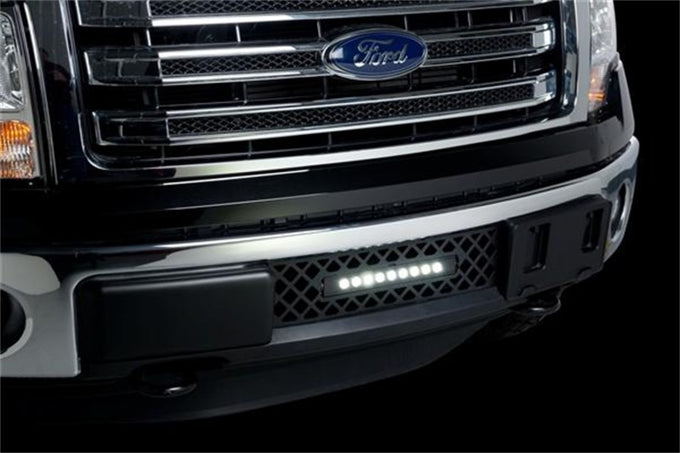 Bumper Grille Insert w/ 10in Luminix Light Bar <br> 11-14 Ford F-150