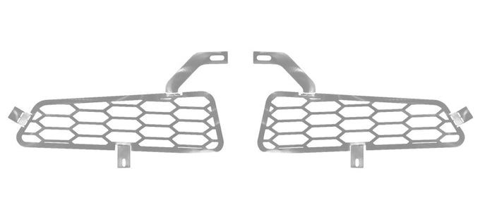 Polished SS Bumper Grille Inserts <br> 17-20 Ford F-150