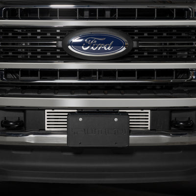 Polished SS Hex Shield Design Bumper Grille <br> 23-24 Ford F-350 F-250