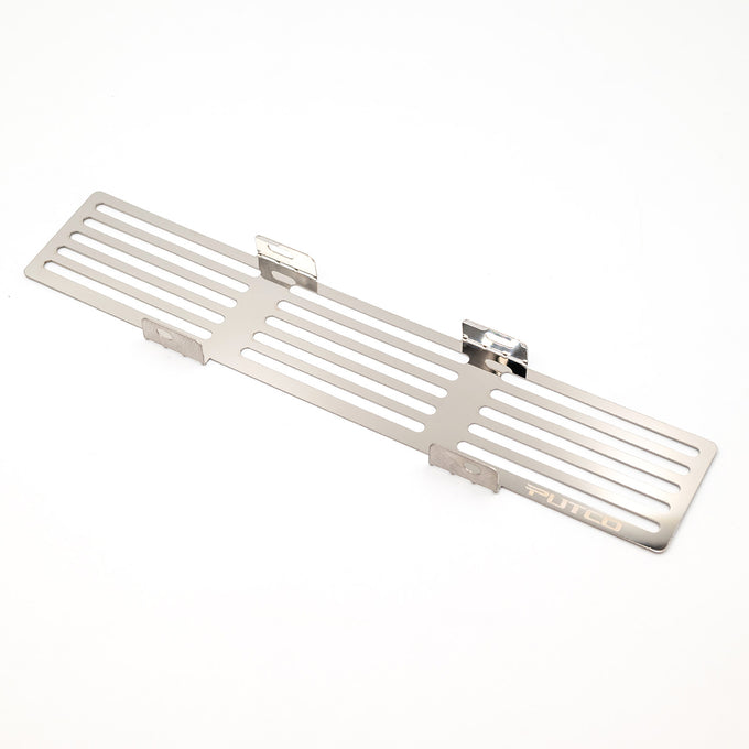 Polished SS Hex Shield Design Bumper Grille <br> 23-24 Ford F-350 F-250