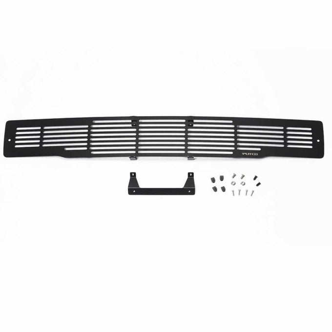 Stainless Steel Black Bar Design Bumper Grille Inserts <br> 15-17 Ford F-150