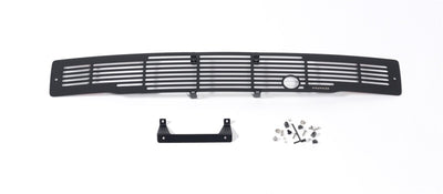 Black Bar Design w/ Heater Plug Bumper Grille Inserts <br> 15-17 Ford F-150