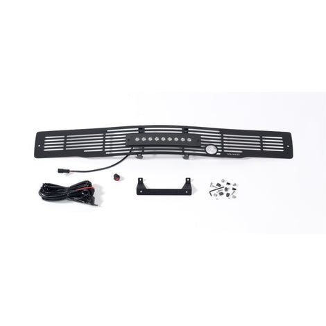 Bumper Grille Insert w/Heater Plug & 10in Luminix Lightbar <br> 15-17 Ford F-150