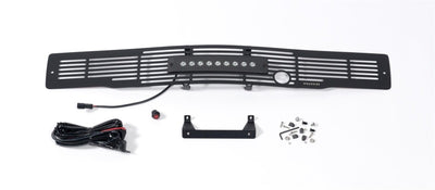 Bumper Grille Insert w/Heater Plug & 10in Luminix Lightbar <br> 15-17 Ford F-150