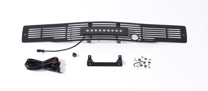 Bumper Grille Insert w/Heater Plug & 10in Luminix Lightbar <br> 15-17 Ford F-150