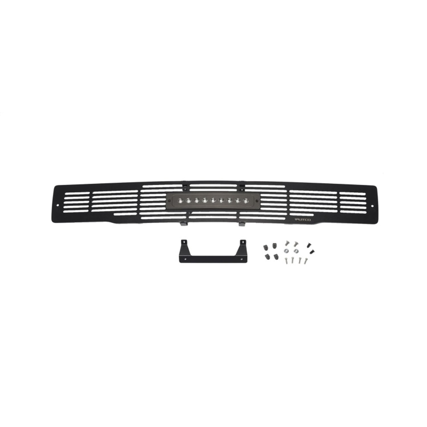 Bumper Grille Inserts w/10in Luminix Light Bar <br> 15-17 Ford F-150
