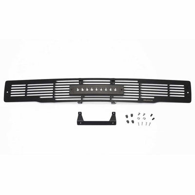 Bumper Grille Inserts w/10in Luminix Light Bar <br> 15-17 Ford F-150