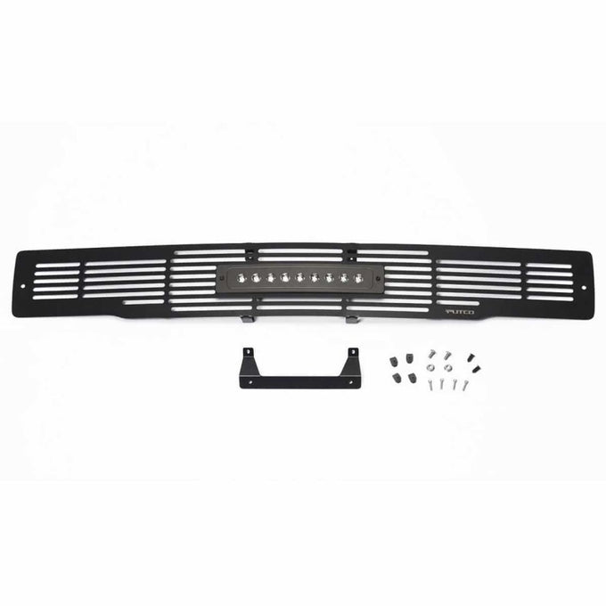 Bumper Grille Inserts w/10in Luminix Light Bar <br> 15-17 Ford F-150