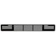 Black Bumper Grille Inserts <br> 18-20 Ford F-150