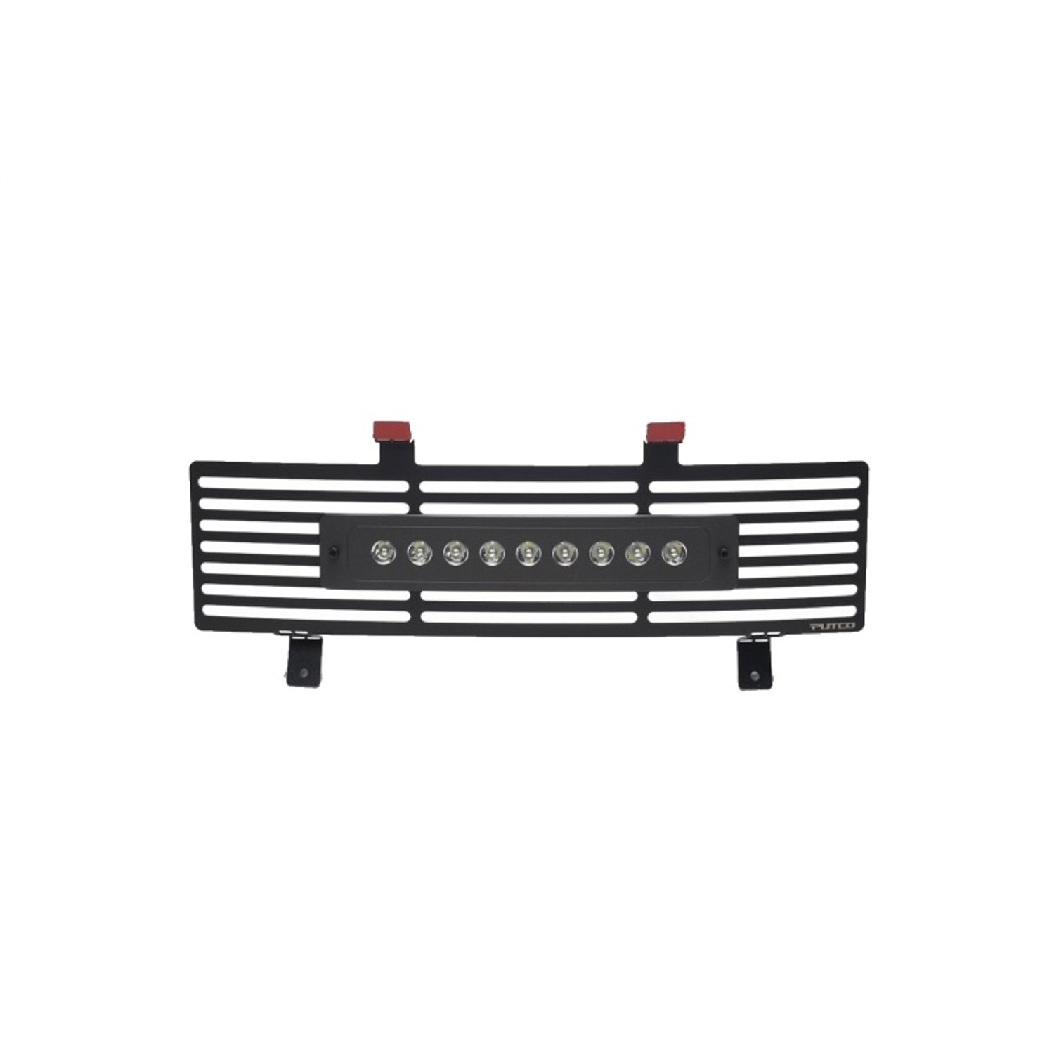 Bumper Grille Inserts w/ 10in Luminix Light Ba <br> 11-16 Ford F-250 F-350