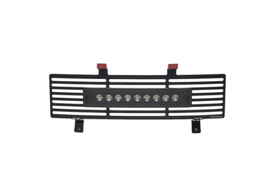 Bumper Grille Inserts w/ 10in Luminix Light Ba <br> 11-16 Ford F-250 F-350